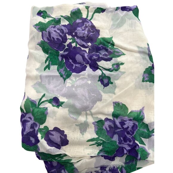 Vintage 1940-1950 Floral Striped Solid Fabric Lot of 13 Remnants - Picture 5 of 13